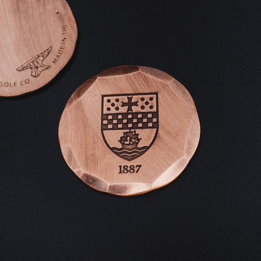 Hand Forged Copper Ball Mark