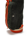Logo detail on the Brittas Bay MacKenzie Walker golf bag