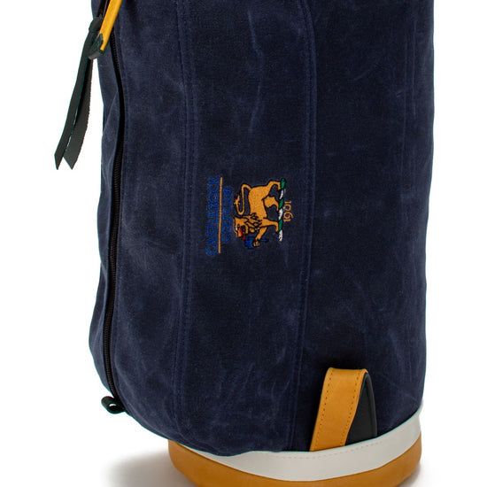 Embroidered logo detail of the Castlerock MacKenzie Walker golf bag