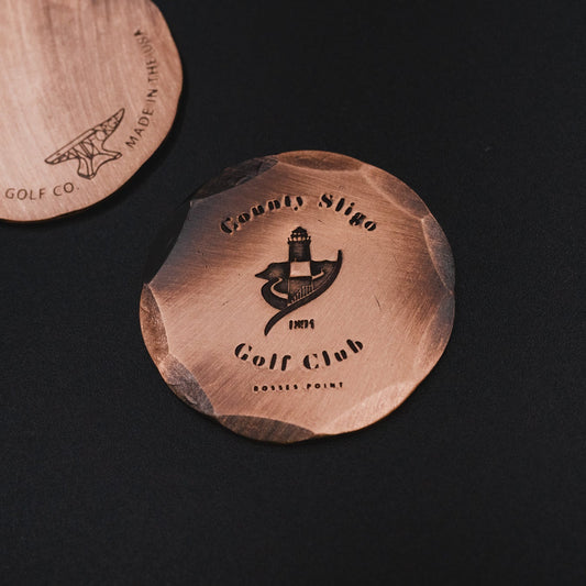 Hand Forged Copper Ball Mark - County Sligo Golf Club