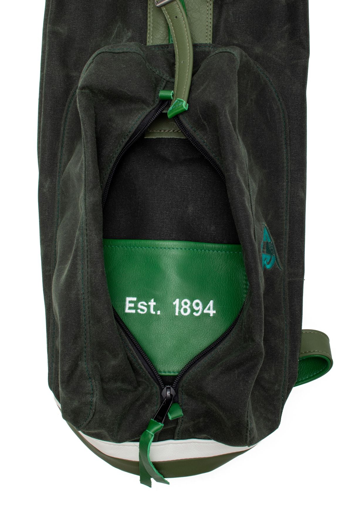 Inscription of the inside pocket of the County Sligo MacKenzie Walker golf bag