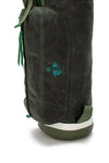 Close up of the embroidered logo on the County Sligo MacKenzie Walker golf bag