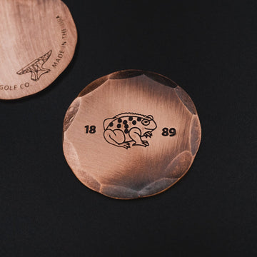 Hand Forged Copper Ball Mark - Dooks Golf Club