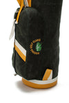 Close up of the embroidered logo on the Dooks Golf Club MacKenzie Walker golf bag