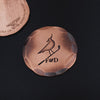Hand Forged Copper Ball Mark