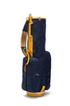 Full view of the blue Fescue & Dunes MacKenzie Walker golf bag