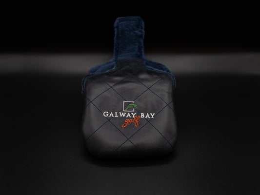 Mallet Putter Cover Navy Leather - Galway Bay
