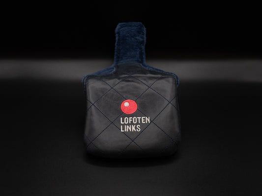 Mallet Putter Cover Navy Leather - Lofoten Links