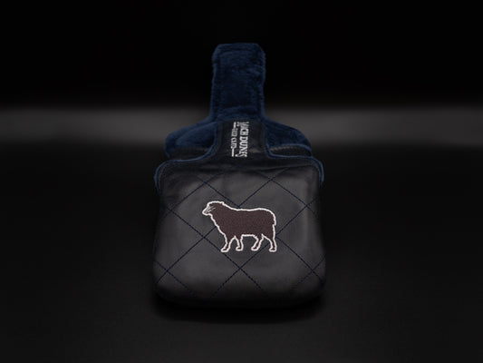 Mallet Putter Cover Navy Leather - Mach Dunes
