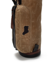 Mach Dunes MacKenzie Walker golf bag logo detail