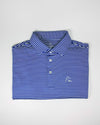 Rhoback Men's Blue Striped Polo