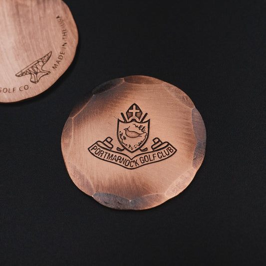 Hand Forged Copper Ball Mark - Portmarnock Golf Club