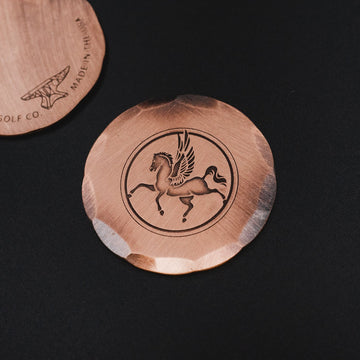 Hand Forged Copper Ball Mark - Powerscourt Golf Club