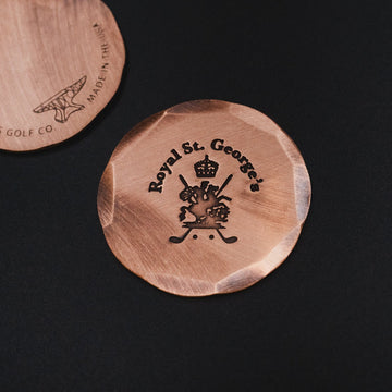 Hand Forged Copper Ball Mark - Royal St. George's Golf Club