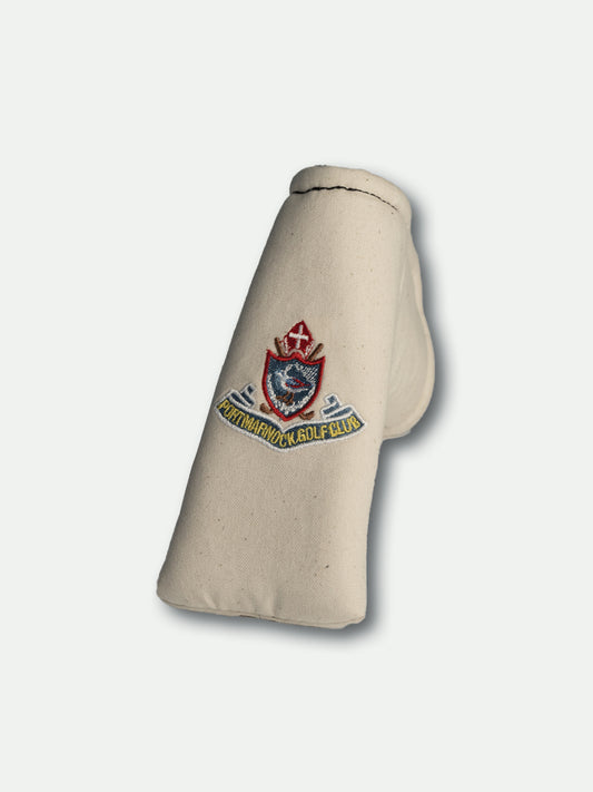 Blade Putter Cover - Natural Canvas - Portmarnock Golf Club