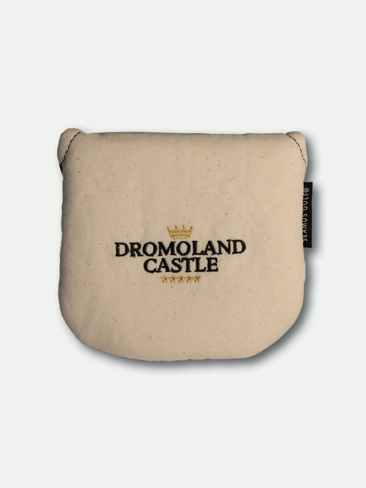 Mallet Putter Cover - Natural Canvas - Dromoland Golf Club