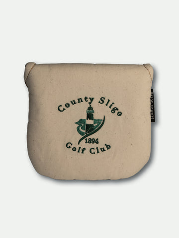 Mallet Putter Cover - Natural Canvas - County Sligo Golf Club