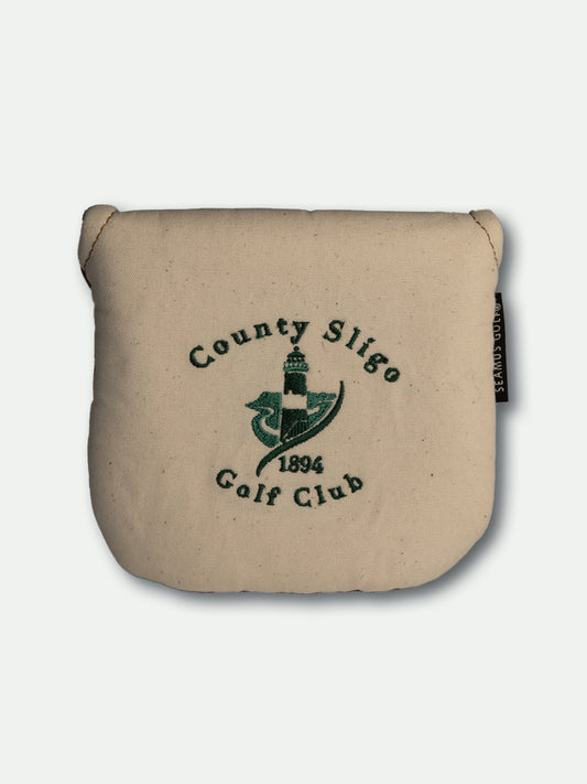 Mallet Putter Cover - Natural Canvas - County Sligo Golf Club