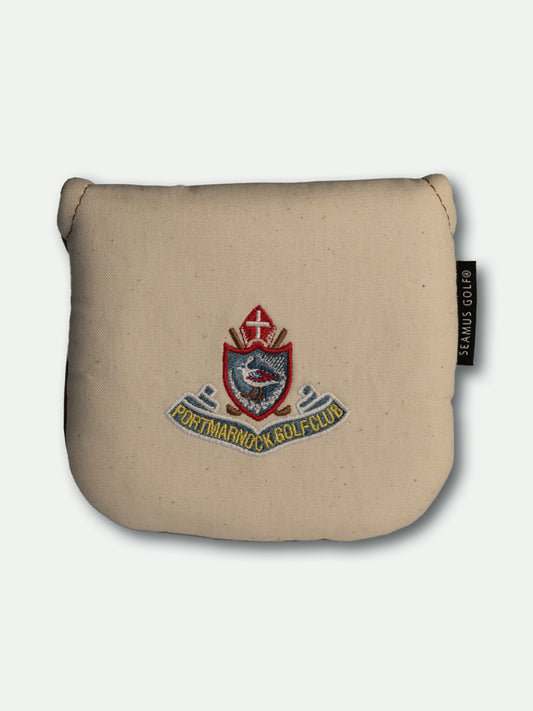 Mallet Putter Cover - Natural Canvas - Portmarnock