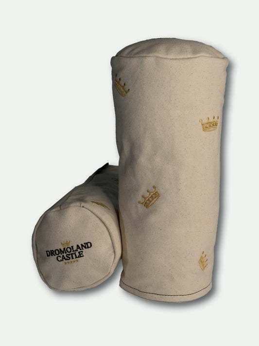 Driver Head Cover - Natural Canvas - Dromoland Castle Golf Club