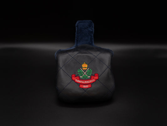 Mallet Putter Cover Navy Leather - Royal Dublin